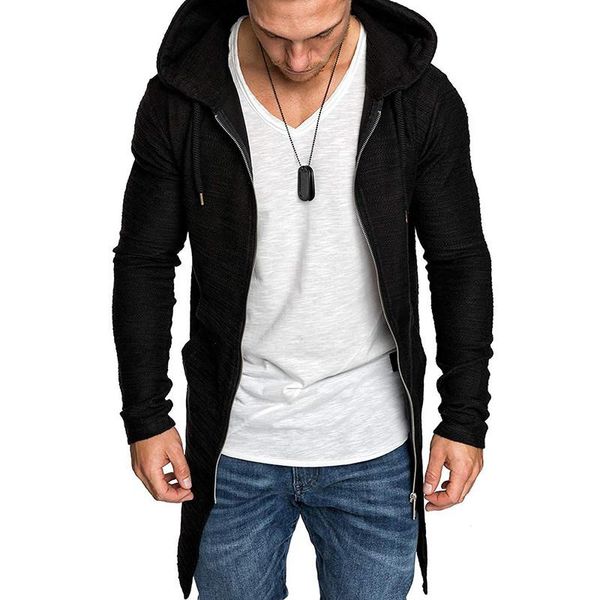 jacket autumn long zipper solid streetwear casual coat hooded men slim hoodies sleeve trench sweatshirt lon men's & sweatshirts, Black
jacket autumn long zipper solid streetwear casual coat hooded men slim hoodies sleeve trench sweatshirt lon men's & sweatshirts, Black