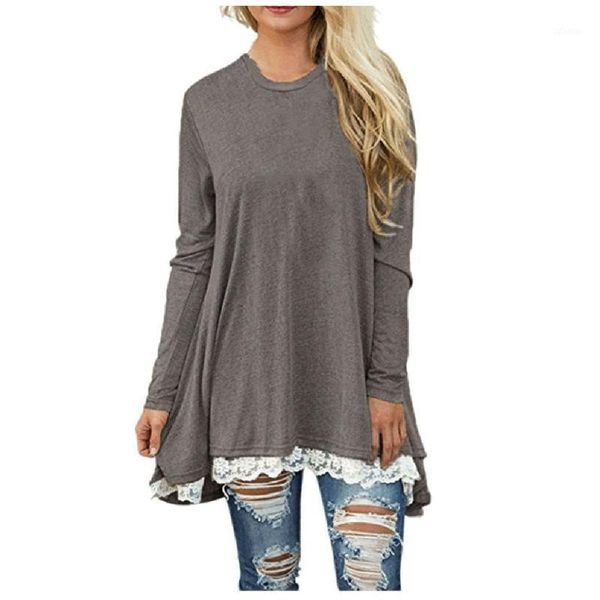 fashion lace tunic blouse patchwork casual winter ladies loose o-neck bottom female women long sleeve shirt blusas pullover women's bl, White
fashion lace tunic blouse patchwork casual winter ladies loose o-neck bottom female women long sleeve shirt blusas pullover women's bl, White