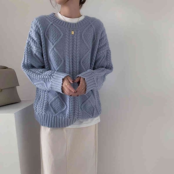 simple niche retro twist pullover sweater women autumn and winter new small fresh loose fashion all-match blouse plus size 210412, White;black
simple niche retro twist pullover sweater women autumn and winter new small fresh loose fashion all-match blouse plus size 210412, White;black