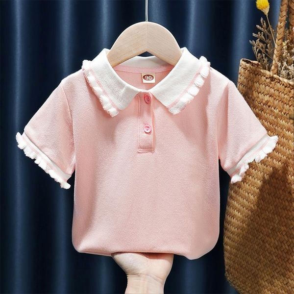 childrens t shirt for girls turn down collar kids shirts child baby toddler tee cotton girl clothes summer, Blue
childrens t shirt for girls turn down collar kids shirts child baby toddler tee cotton girl clothes summer, Blue