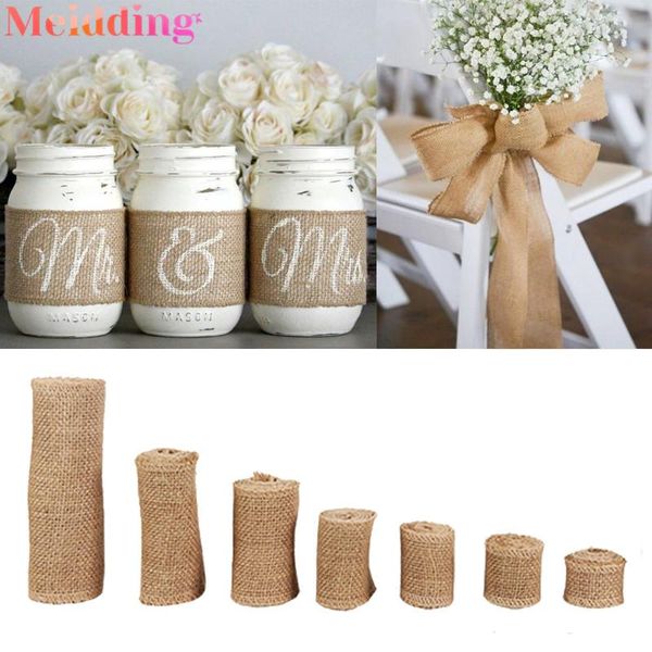 party decoration 2m natural jute burlap hessian ribbon rolls vintage rustic wedding for birthday gift wrapping supplies
party decoration 2m natural jute burlap hessian ribbon rolls vintage rustic wedding for birthday gift wrapping supplies