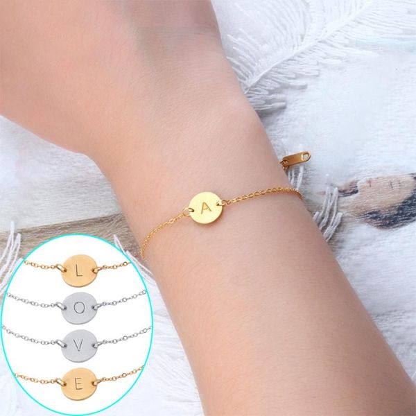 link, chain women stainless steel bracelet letter bracelets for name initial charm accessory jewelry gifts, Black
link, chain women stainless steel bracelet letter bracelets for name initial charm accessory jewelry gifts, Black