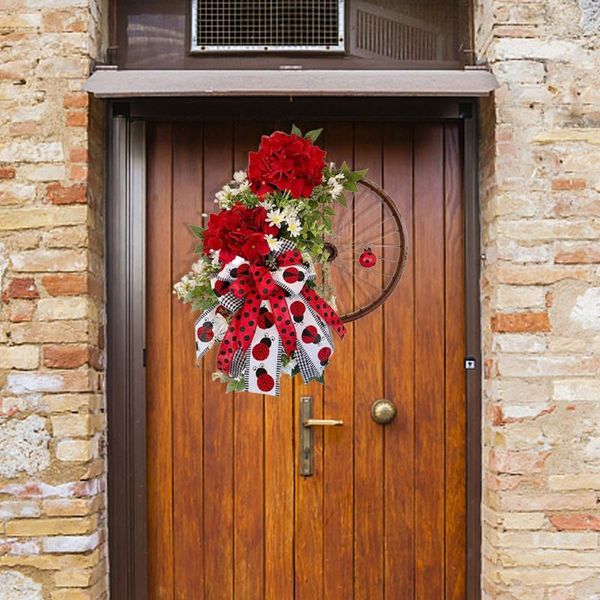 decorative flowers & wreaths winter christmas wreath artificial plant rattan circle wall decor 2021 xmas farmhouse wagon wheel decoration #4
decorative flowers & wreaths winter christmas wreath artificial plant rattan circle wall decor 2021 xmas farmhouse wagon wheel decoration #4