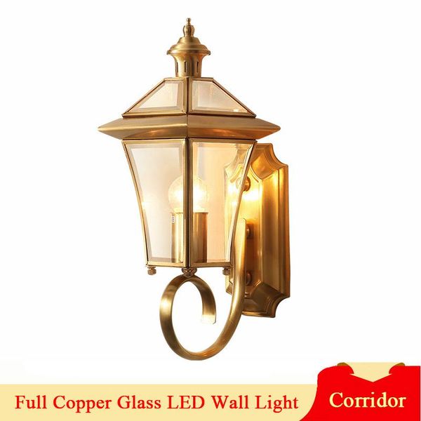 wandlamp wall lamp outdoor waterproof nordic h65 copper corridor courtyard glass lampshade led light fixture
wandlamp wall lamp outdoor waterproof nordic h65 copper corridor courtyard glass lampshade led light fixture