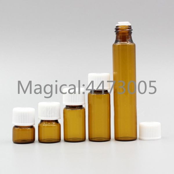50/100/200pcs/lot 1ml/2/3/5/10ml perfume essential oil bottles brown glass tube bottle white cap with ser plug for cosmetic storage & ja
50/100/200pcs/lot 1ml/2/3/5/10ml perfume essential oil bottles brown glass tube bottle white cap with ser plug for cosmetic storage & ja