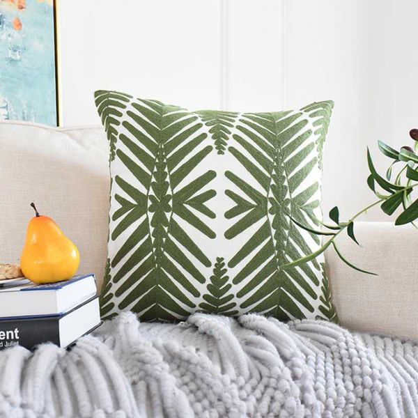 cushion/decorative pillow home decor embroidered cushion cover nordic green leaves geometric canvas square decorative pillows sofa seat
cushion/decorative pillow home decor embroidered cushion cover nordic green leaves geometric canvas square decorative pillows sofa seat
