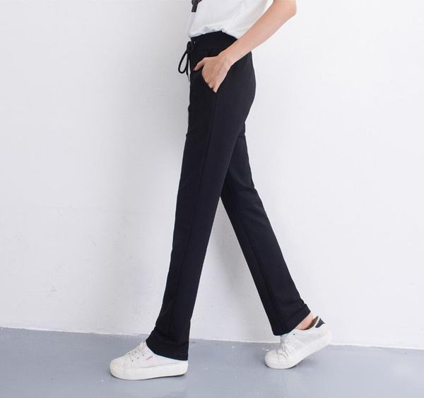 women's pants & capris a fan lang straight women autumn thin casual sweat harem striped trousers streetwear woman's runing sports, Black;white
women's pants & capris a fan lang straight women autumn thin casual sweat harem striped trousers streetwear woman's runing sports, Black;white