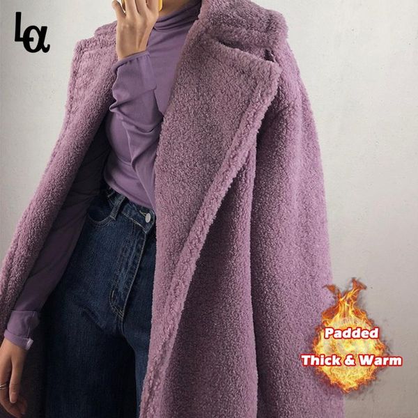 women's fur & faux luck a long teddy bear jacket coat women winter thick warm oversized chunky outerwear overcoat lambswool coats, Black
women's fur & faux luck a long teddy bear jacket coat women winter thick warm oversized chunky outerwear overcoat lambswool coats, Black