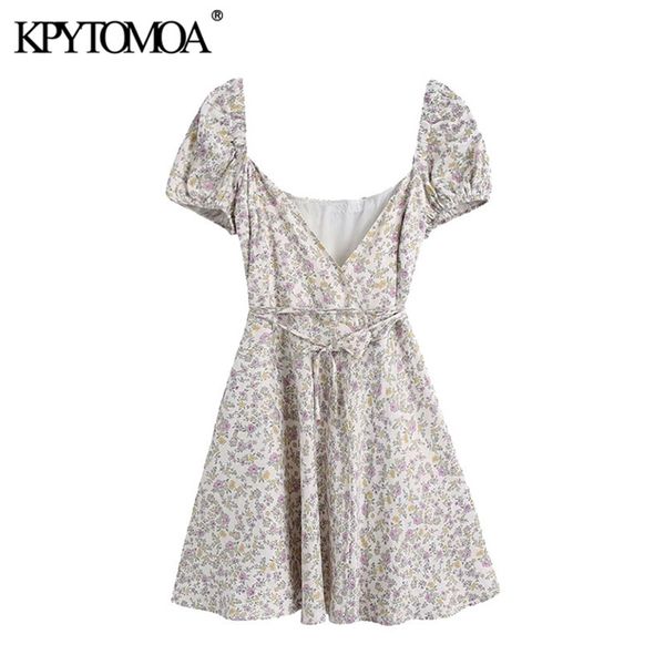 women chic fashion with belt floral print wrap mini dress v neck puff sleeve female dresses vestidos mujer 210420, Black;gray
women chic fashion with belt floral print wrap mini dress v neck puff sleeve female dresses vestidos mujer 210420, Black;gray