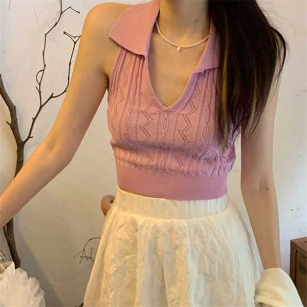 women's vests halter sweater summer 2021 spring bottoming shirt slim slimming vest female short backless sleeveless top, Black;white
women's vests halter sweater summer 2021 spring bottoming shirt slim slimming vest female short backless sleeveless top, Black;white