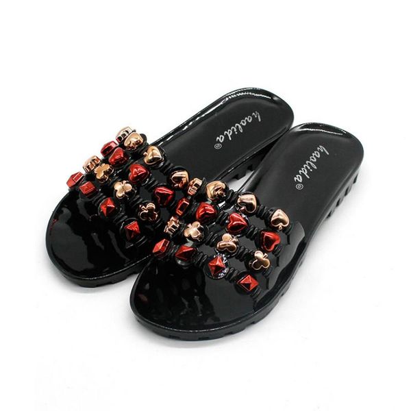 slippers 2021 fashion word mesh women's rivets jewelry casual sandals flat wear inside wearing womens shoes, Black
slippers 2021 fashion word mesh women's rivets jewelry casual sandals flat wear inside wearing womens shoes, Black