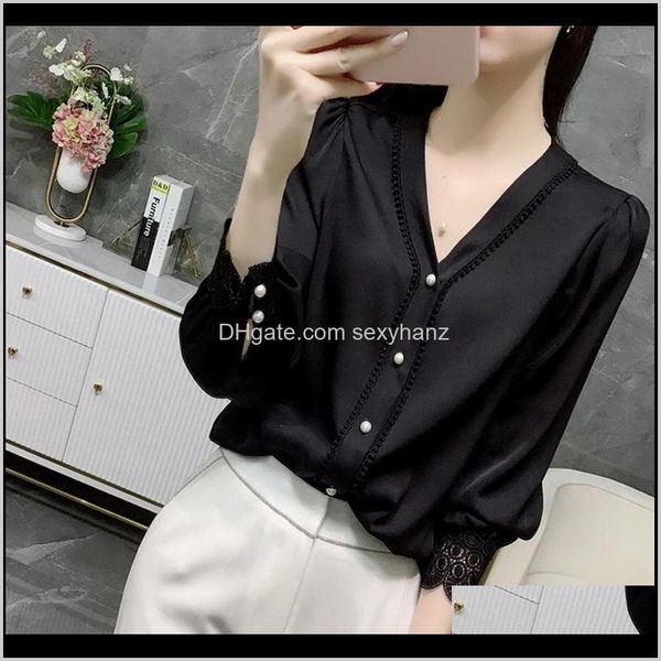 & clothing apparel drop delivery 2021 fashion womens and blouses plus size chiffon shirt v neck office blouse long sleeve women button u, White
& clothing apparel drop delivery 2021 fashion womens and blouses plus size chiffon shirt v neck office blouse long sleeve women button u, White