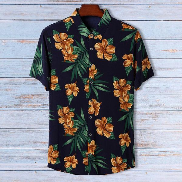 men's dress shirts 2021 korean fashion lapel spring and summer printed short sleeve casual flower shirt large size top, White;black
men's dress shirts 2021 korean fashion lapel spring and summer printed short sleeve casual flower shirt large size top, White;black