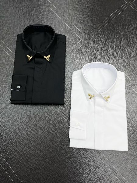 mens designer shirts brand clothing men long sleeve dress shirt hip hop style cotton 1035, White;black
mens designer shirts brand clothing men long sleeve dress shirt hip hop style cotton 1035, White;black