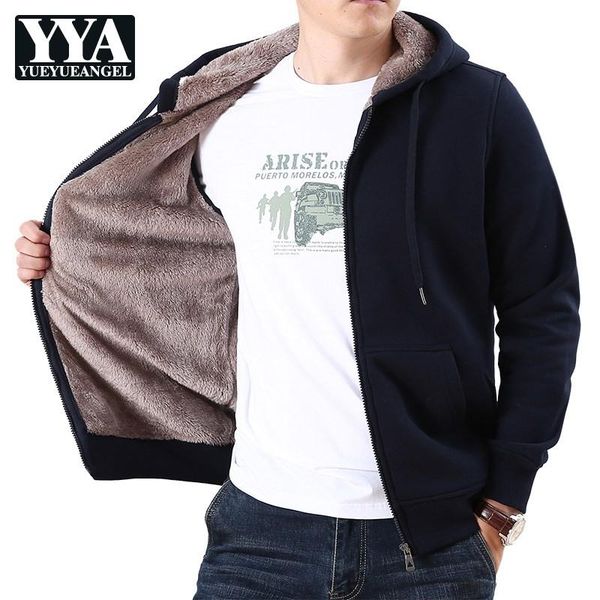 men thicken warm cardigan sweatshirt jacket hooded sport loose short coat male winter solid colors faux lambswool m-3xl men's jackets, Black;brown
men thicken warm cardigan sweatshirt jacket hooded sport loose short coat male winter solid colors faux lambswool m-3xl men's jackets, Black;brown