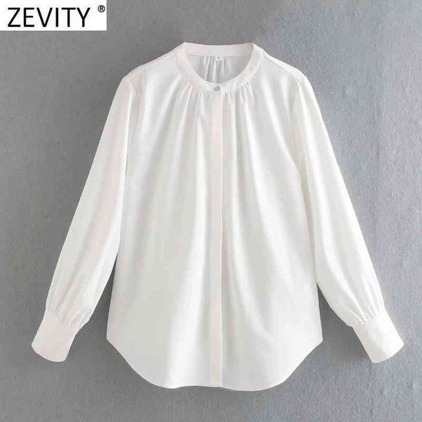 zevity women simply stand collar solid color smock blouse office ladies single breasted business shirts chic blusas ls7463 210419, White
zevity women simply stand collar solid color smock blouse office ladies single breasted business shirts chic blusas ls7463 210419, White