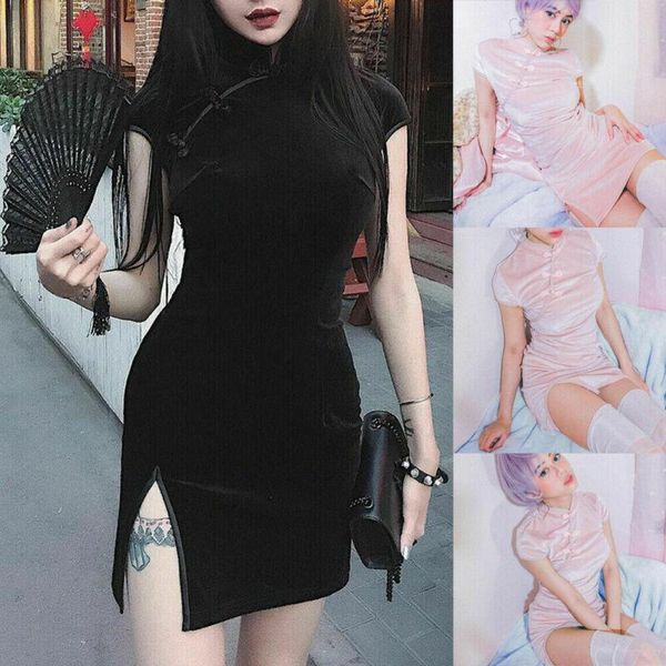 skirts elegant chinese women evening mini dress vintage ball long cheongsam qipao traditional bodycon slim short dresses, Black
skirts elegant chinese women evening mini dress vintage ball long cheongsam qipao traditional bodycon slim short dresses, Black