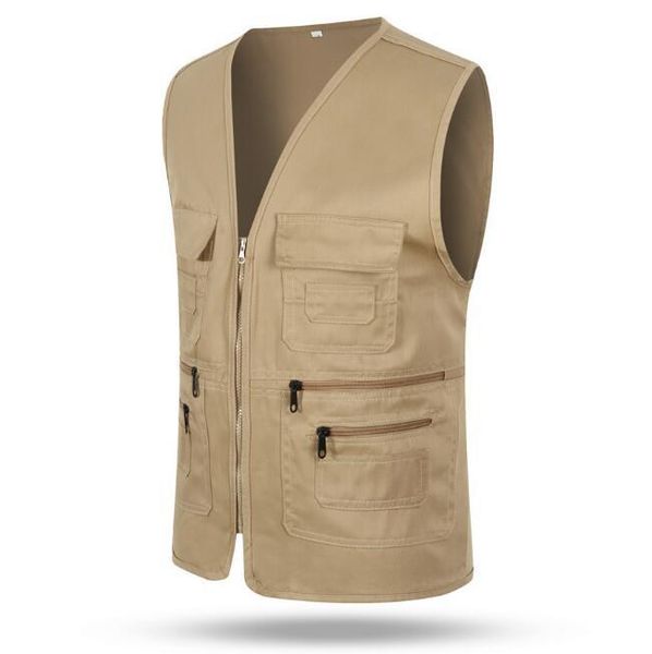 men's down & parkas multi-pocket activity vest supermarket construction team multi-zip overalls public welfare volunteer, Black
men's down & parkas multi-pocket activity vest supermarket construction team multi-zip overalls public welfare volunteer, Black