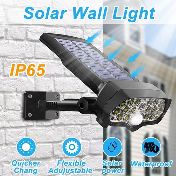 30w 16led solar panel street light pir motion sensor 360° diming outdoor wall lamp for garden road pathway
30w 16led solar panel street light pir motion sensor 360° diming outdoor wall lamp for garden road pathway