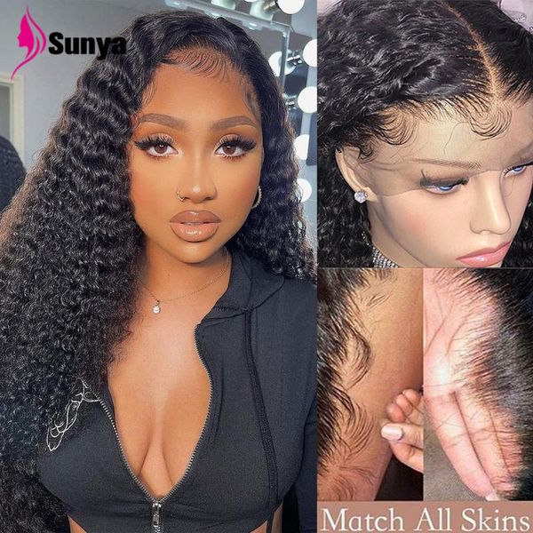 lace wigs kinky curly 13x4 front 30 32 inch 180 density brazilian human hair remy natural hairline for black women, Black;brown
lace wigs kinky curly 13x4 front 30 32 inch 180 density brazilian human hair remy natural hairline for black women, Black;brown