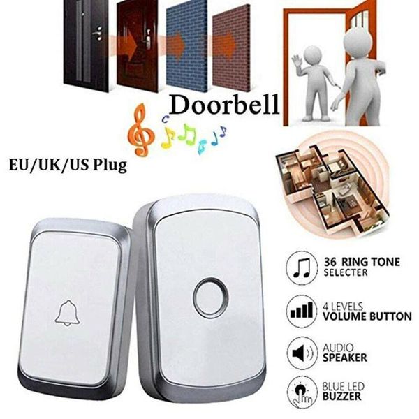 smart doorbell us plug two drag one wireless home ac digital waterproof music doorbells
smart doorbell us plug two drag one wireless home ac digital waterproof music doorbells