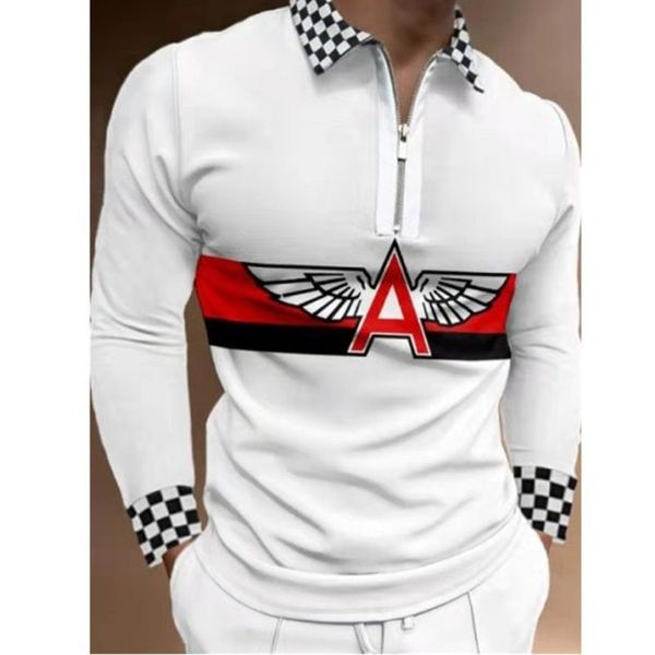 men's casual long sved polo shirt, tight t-shirt printed with letters and round neck, s-3xl fashion clothing, bt-selling, autumn 2021, White;black
men's casual long sved polo shirt, tight t-shirt printed with letters and round neck, s-3xl fashion clothing, bt-selling, autumn 2021, White;black