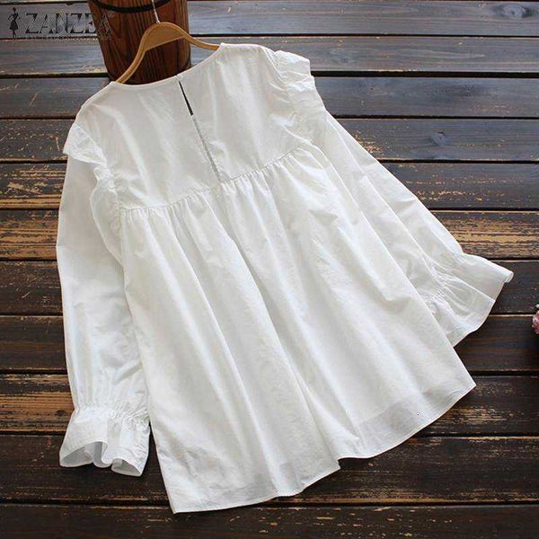 women's blouses & shirts blouses vintage women pleated hollow ruffle casual long sleeve patchwork blusas female solid plus zb7x, White
women's blouses & shirts blouses vintage women pleated hollow ruffle casual long sleeve patchwork blusas female solid plus zb7x, White