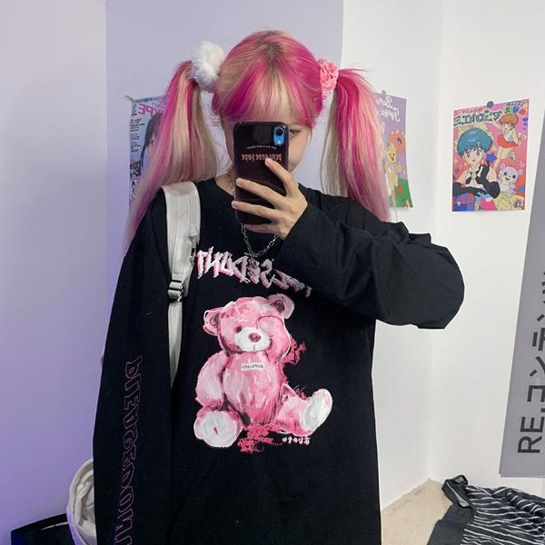 women's t-shirt korea ulzzang summer plus size women sweatshirt cartoon harajuku punk big long sleeve hip hop casual vintgae loose ins, White
women's t-shirt korea ulzzang summer plus size women sweatshirt cartoon harajuku punk big long sleeve hip hop casual vintgae loose ins, White