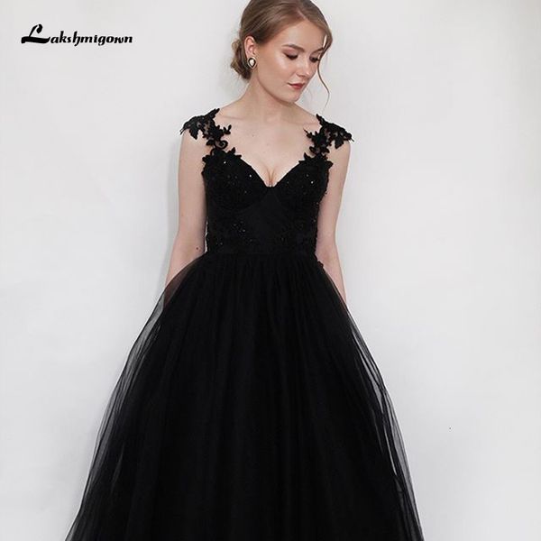 2021 new black lace gothic wedding es v neck appliques beading fancy tulle skirt a line vintage bridal gowns xetk, White
2021 new black lace gothic wedding es v neck appliques beading fancy tulle skirt a line vintage bridal gowns xetk, White