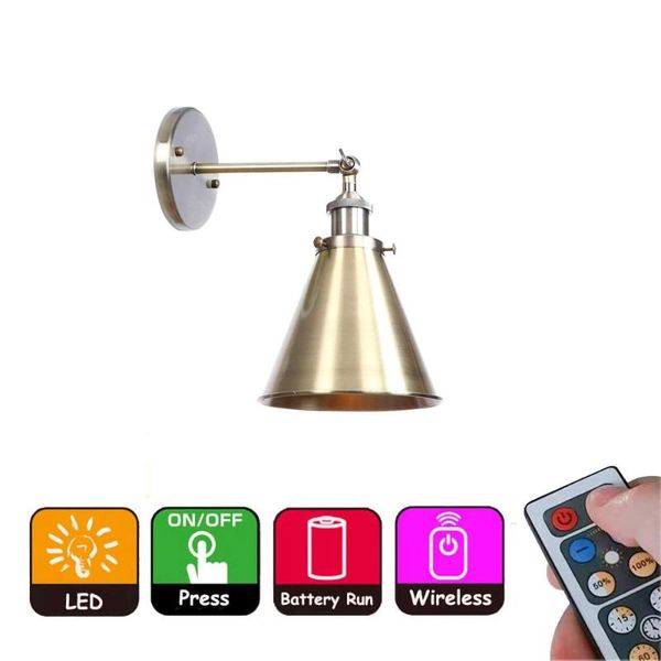 wall lamp modern bronze led remote control battery run cordless plating polishing lampshade dimmable not included
wall lamp modern bronze led remote control battery run cordless plating polishing lampshade dimmable not included