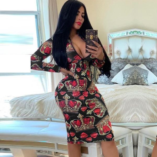 casual dresses asia printed zipper dress women long sleeve midi bodycon v neck elegant party knee length vestidos de fest, Black;gray
casual dresses asia printed zipper dress women long sleeve midi bodycon v neck elegant party knee length vestidos de fest, Black;gray