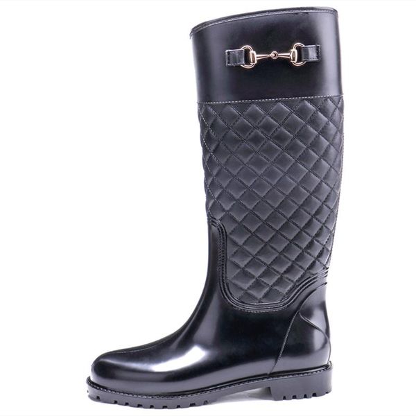 boots 46-566tongpu women's waterproof tall with texture s, Black
boots 46-566tongpu women's waterproof tall with texture s, Black