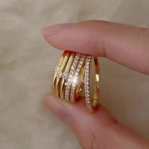 korea fashion chic geometric round shiny rhinestone gold color metal rings for women party jewelry accessories wedding, Slivery;golden
korea fashion chic geometric round shiny rhinestone gold color metal rings for women party jewelry accessories wedding, Slivery;golden