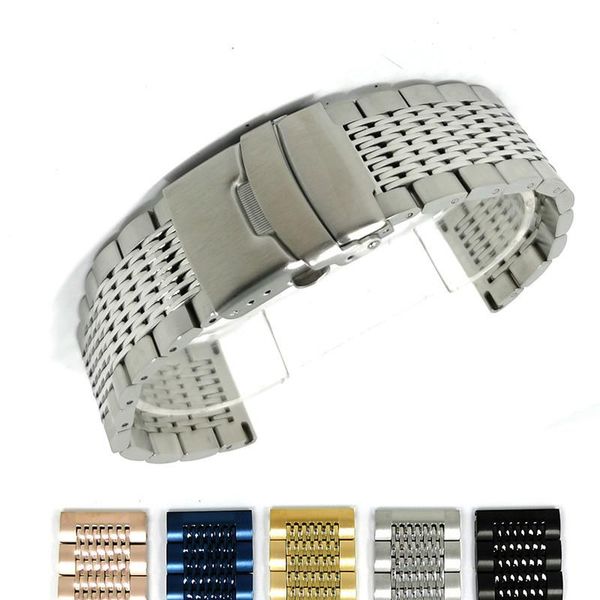 watch bands accessories bracelet with solid stainless steel band fashion casual milanese mesh buckle belt 20 22 24mm, Black;brown
watch bands accessories bracelet with solid stainless steel band fashion casual milanese mesh buckle belt 20 22 24mm, Black;brown