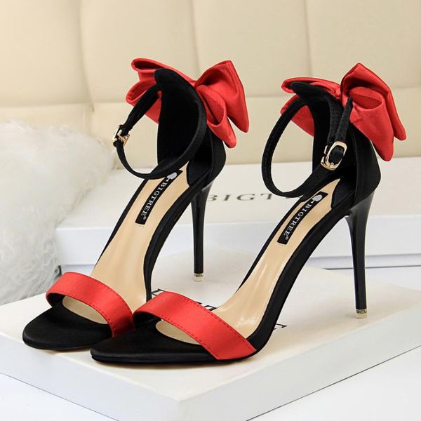 dress shoes womens silk sandals ladies thin heels summer woman high open toe lady t-strap female fashion bow 2021, Black
dress shoes womens silk sandals ladies thin heels summer woman high open toe lady t-strap female fashion bow 2021, Black