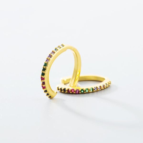 clip-on & screw back 2021 design classic copper zirconia rainbow shape gold stud earring for lady love wedding romantic gifts, Silver
clip-on & screw back 2021 design classic copper zirconia rainbow shape gold stud earring for lady love wedding romantic gifts, Silver