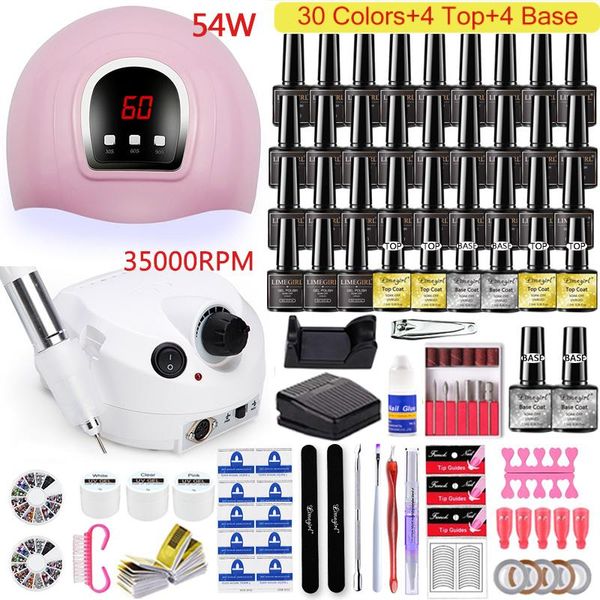 nail art kits super manicure set for kit with led lamp 35000rpm drill machine polish acrylic tools
nail art kits super manicure set for kit with led lamp 35000rpm drill machine polish acrylic tools