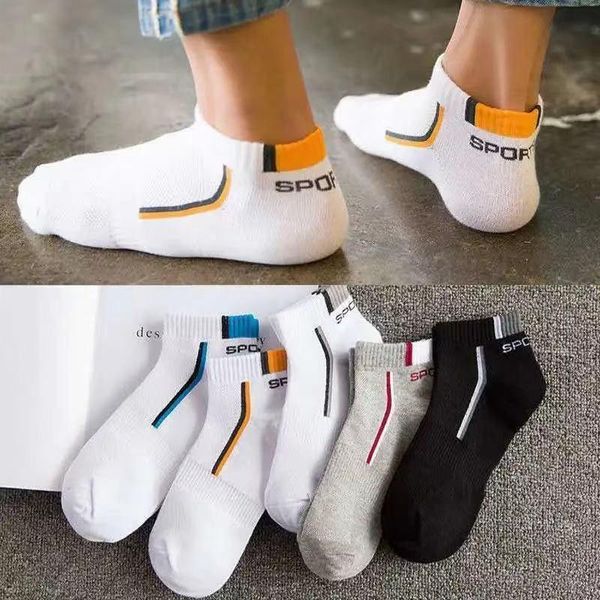 men's socks 5 pairs of spring and autumn socks, large size boat lndividual packaging, breathable short tube sports cotton, Black
men's socks 5 pairs of spring and autumn socks, large size boat lndividual packaging, breathable short tube sports cotton, Black