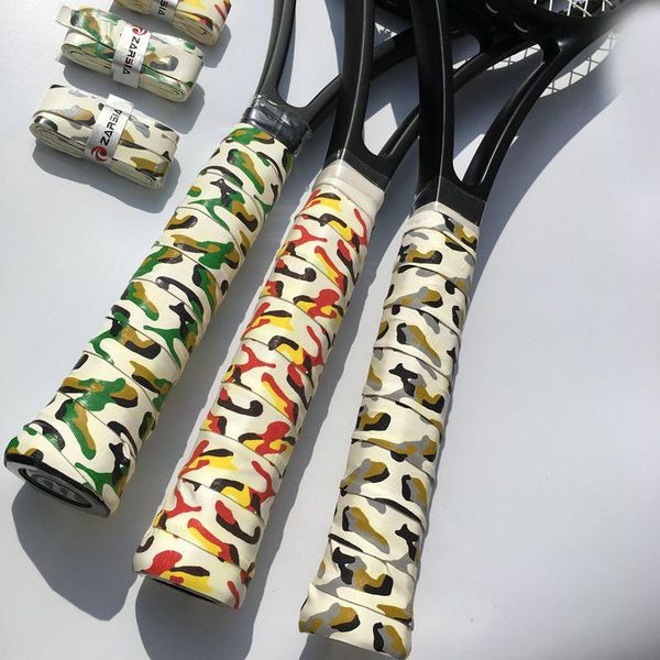 (50pcs/lot) zarsia camouflage tennis overgrip,tacky feel badminton racket over grip,sticky thin 0.60mm pu film fishing rod grips sweatband, Yellow;black
(50pcs/lot) zarsia camouflage tennis overgrip,tacky feel badminton racket over grip,sticky thin 0.60mm pu film fishing rod grips sweatband, Yellow;black