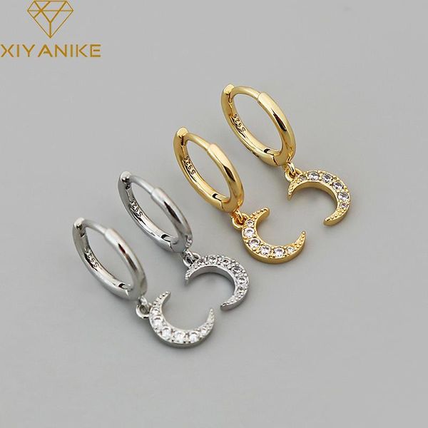 hoop & huggie goldria 925 sterling silver selling moon full zircon earrings female fashion simple gorgeous jewelry wedding party, Golden;silver
hoop & huggie goldria 925 sterling silver selling moon full zircon earrings female fashion simple gorgeous jewelry wedding party, Golden;silver
