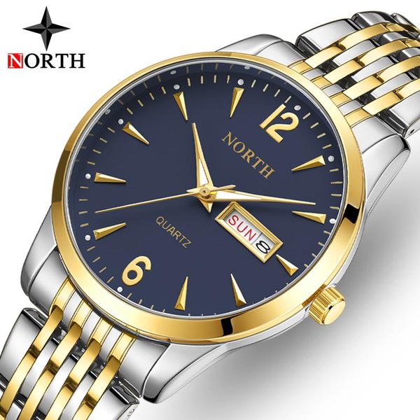 wristwatches north men watches stainless steel waterproof sport quartz watch fashion casual date clock relogio masculino, Slivery;brown
wristwatches north men watches stainless steel waterproof sport quartz watch fashion casual date clock relogio masculino, Slivery;brown