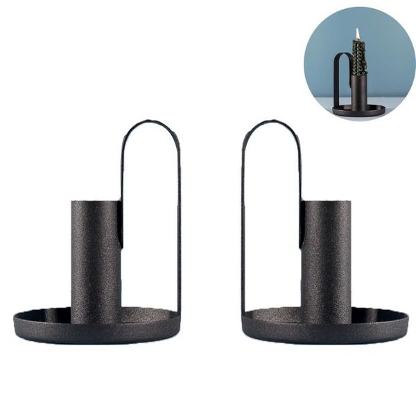 candle holders 2pcs small stand holder black retro candelabrum chamberstick candlestick home dinner table decoration
candle holders 2pcs small stand holder black retro candelabrum chamberstick candlestick home dinner table decoration