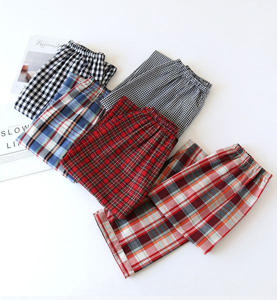 women's sleepwear pajamas for wear plaid pants woman bottoms spring autumn cotton comfortable pyjama trousers by air gkm4, Black;red
women's sleepwear pajamas for wear plaid pants woman bottoms spring autumn cotton comfortable pyjama trousers by air gkm4, Black;red