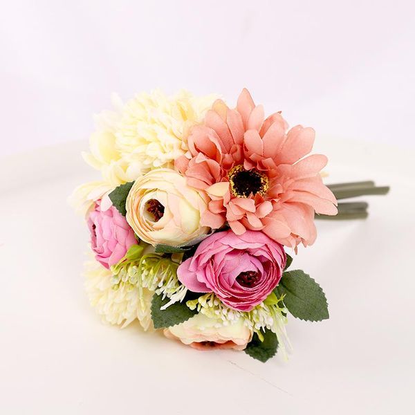 decorative flowers & wreaths silk artificial roses bouquet white big fake flower for home wedding decoration living room table
decorative flowers & wreaths silk artificial roses bouquet white big fake flower for home wedding decoration living room table