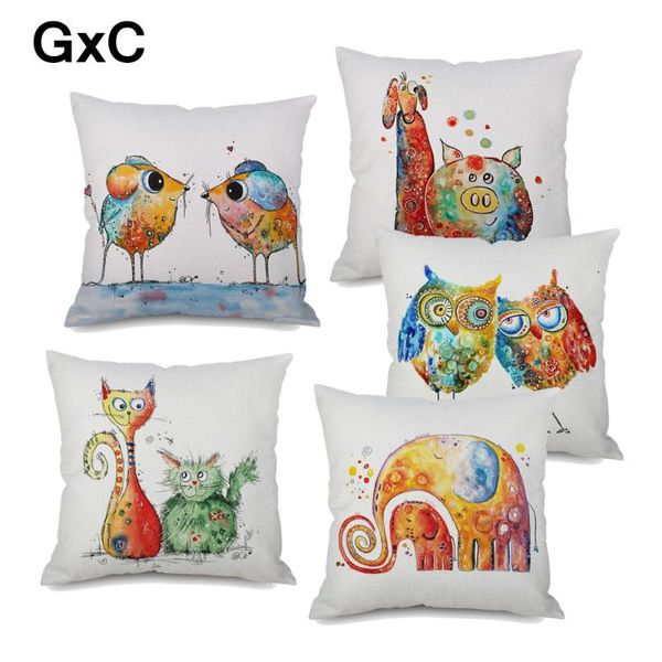 watercolor cartoon animal linen pillow case square car sofa cushion bed cushion/decorative
watercolor cartoon animal linen pillow case square car sofa cushion bed cushion/decorative