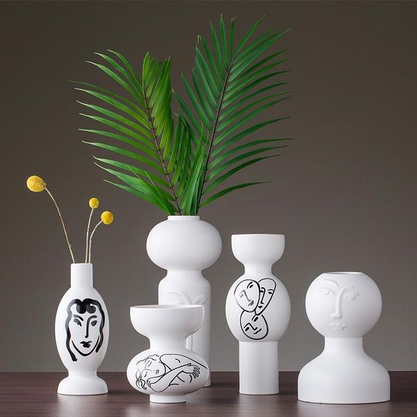 vases porcelain art human face flower vase ceramic abstract creative home decor crafts figurines room decorations wedding gifts
vases porcelain art human face flower vase ceramic abstract creative home decor crafts figurines room decorations wedding gifts