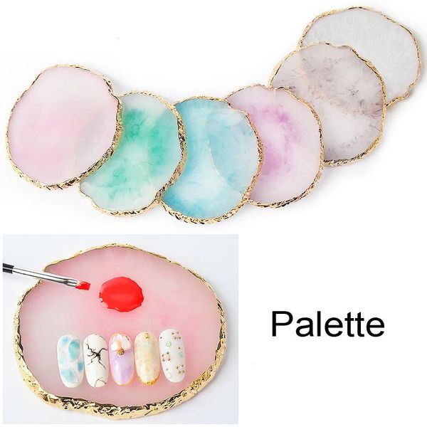 nail art decorations 1pc natural stone color palette false tips drawing for mixing display manicure polish gel too, Silver;gold
nail art decorations 1pc natural stone color palette false tips drawing for mixing display manicure polish gel too, Silver;gold