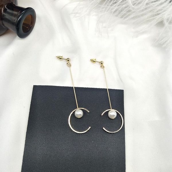 clip-on & screw back jewelry geometry c word pearl pendant long female earrings original design without pierced ear clip, Silver
clip-on & screw back jewelry geometry c word pearl pendant long female earrings original design without pierced ear clip, Silver