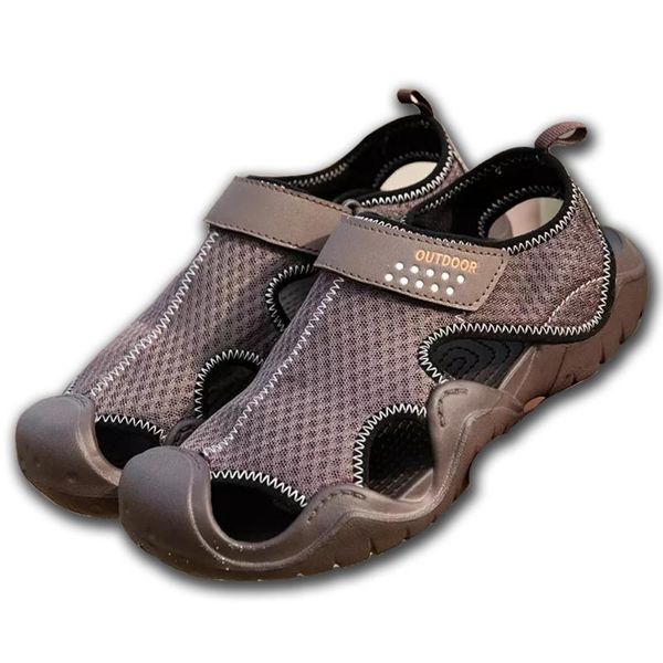 sandals summer casual men outdoor non-slip beach creek gravel soil walking big size 48, Black
sandals summer casual men outdoor non-slip beach creek gravel soil walking big size 48, Black