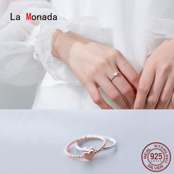 cluster rings la monada twist heart 925 sterling silver women korean minimalist jewelry finger for open, Golden;silver
cluster rings la monada twist heart 925 sterling silver women korean minimalist jewelry finger for open, Golden;silver